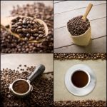 Coffee Collage Stock Photo