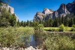 Yosemite Landscape Stock Photo