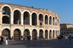 View Of The Arena In Verona Stock Photo