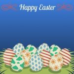 Easter Background Stock Photo