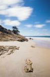 Adder Rock Beach On Stradbroke Island, Queensland Stock Photo