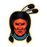 Sioux Chief Sports Mascot Stock Photo