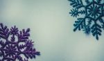 Winter Snowflake Christmas Background Stock Photo