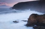 Maingon Bay At Dusk Stock Photo