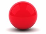 Red Sphere Stock Photo