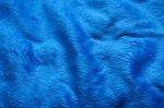 Blue Fabric Carpet Background Stock Photo