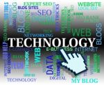 Technology Word Represents Web Site And Electronic Stock Photo