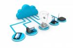 Cloud Computing Concept Stock Photo