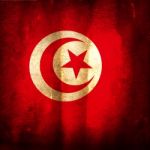 Old Grunge Flag Of Tunisia Stock Photo