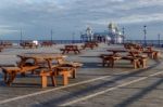 Eastbourne, East Sussex/uk - January 7 : View Of Eastbourne Pier Stock Photo