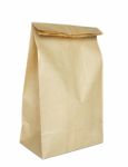 Brown Paper Bag Stock Photo