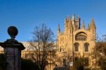 Exterior View Of Ely Cathedral Stock Photo