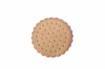 Round Biscuit Stock Photo