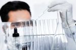 Scientists Are Experimenting Stock Photo