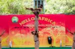 Acrobatic Kenya Show In Dusit Zoo, In The July 27, 2016. Bangkok Thailand Stock Photo