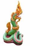 Naga Thai Statue Stock Photo