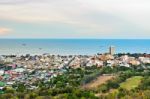 Beautiful Landscaped Of Hua Hin City Stock Photo