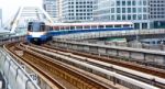 Skytrain In Bangkok Stock Photo