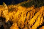 Grand Canyon Of Yellowstone Stock Photo