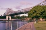 Story Bridge In Brisbane, Queensland Stock Photo