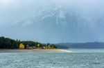 Autumn In The Grand Tetons Stock Photo