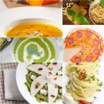 Healthy And Tasty Italian Food Collage Stock Photo