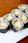 Fresh Sushi Choice Combination Assortment Selection Stock Photo