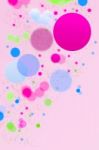 Abstract Colorful Dots Background Stock Photo