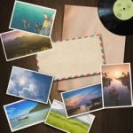 Vintage Paper And Postcard Stock Photo