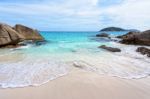 Summer Beach In Thailand Stock Photo