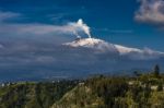 Mount Etna And Its Landscapes Stock Photo