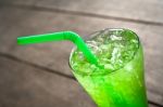 Apple Italian Soda Stock Photo