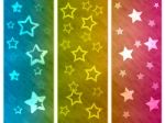 Color Background Shows Star Colourful And Spectrum Stock Photo