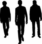 Silhouette People Stock Photo