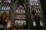 Interior View Of Cathedral Of Saint-etienne Metz Lorraine Mosell Stock Photo