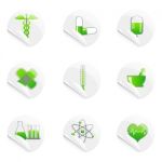 Medical Sticky Icon Stock Photo