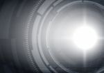 Abstract Technology Circles  Background Stock Photo