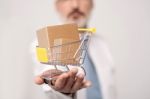 Make Your Purchases Online Stock Photo