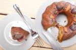 Chestnut Cake Bread Dessert Stock Photo