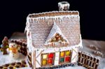 Gingerbread House Stock Photo