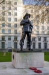 Field Marshall The Viscount Slim Statue In Whirehall Stock Photo