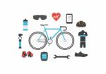 Bicycle Accessories Stock Photo