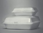 Foam Containers Stock Photo