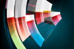 Curved Colors Motion Graphics Stock Photo