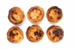 Famous Portuguese Egg Pastry Tart Stock Photo