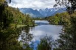 Lake Matheson Stock Photo