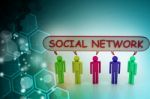 Social Network Concept Stock Photo