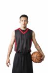 Asian Basketball Player Stock Photo