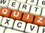 Quiz Keys Show Test Or Questions And Answers
 Stock Photo