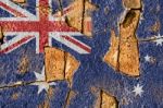 Grunge Flag Of Australia Stock Photo